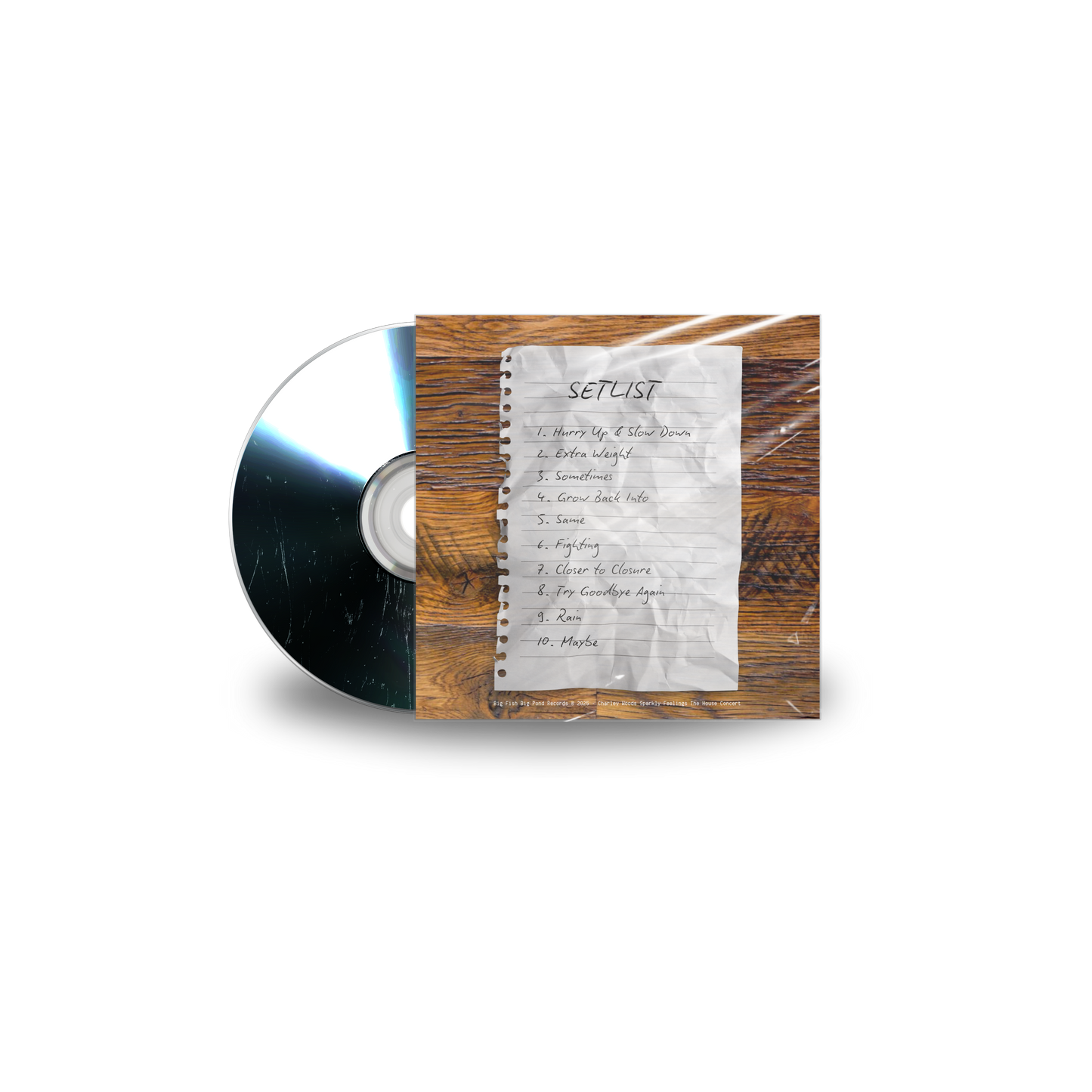 Sparkly Feelings - The House Concert Physical CD (PRE-ORDER)